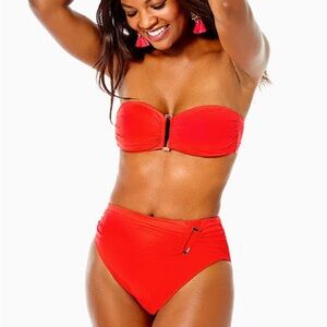 Lilly Pulitzer Neil high waisted bikini bottom, size 6